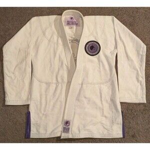 Rolles Gracie Team Jiu Jitsu BJJ Gi White Adult Size A0 ***TOP ONLY***